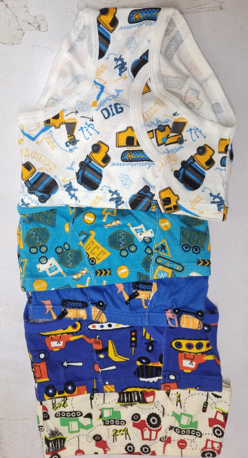 Boys underwear with soft cotton and spandex blend